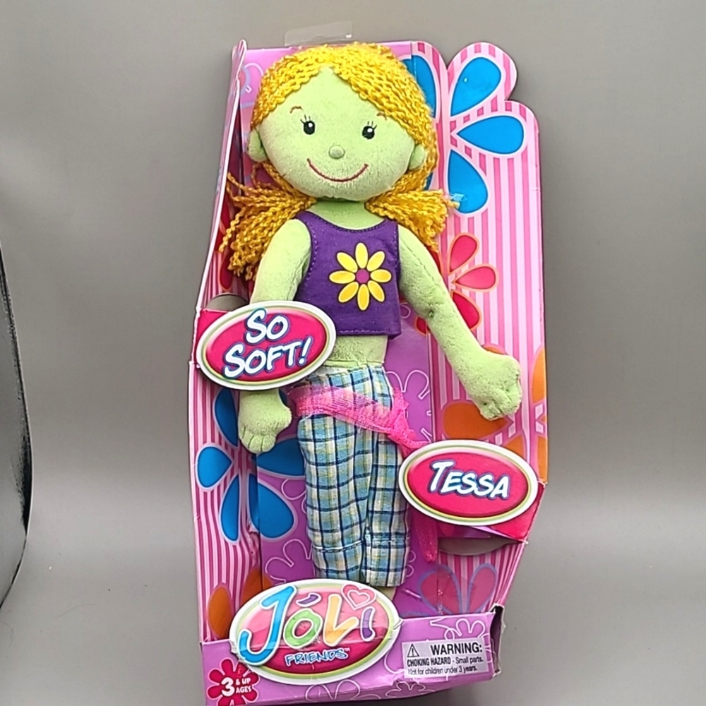 Blip Toys, Joli Friends Cloth Doll, Tessa, RARE from 2010, Collectible NIB